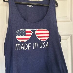 Patriotic Tank Top - Blue